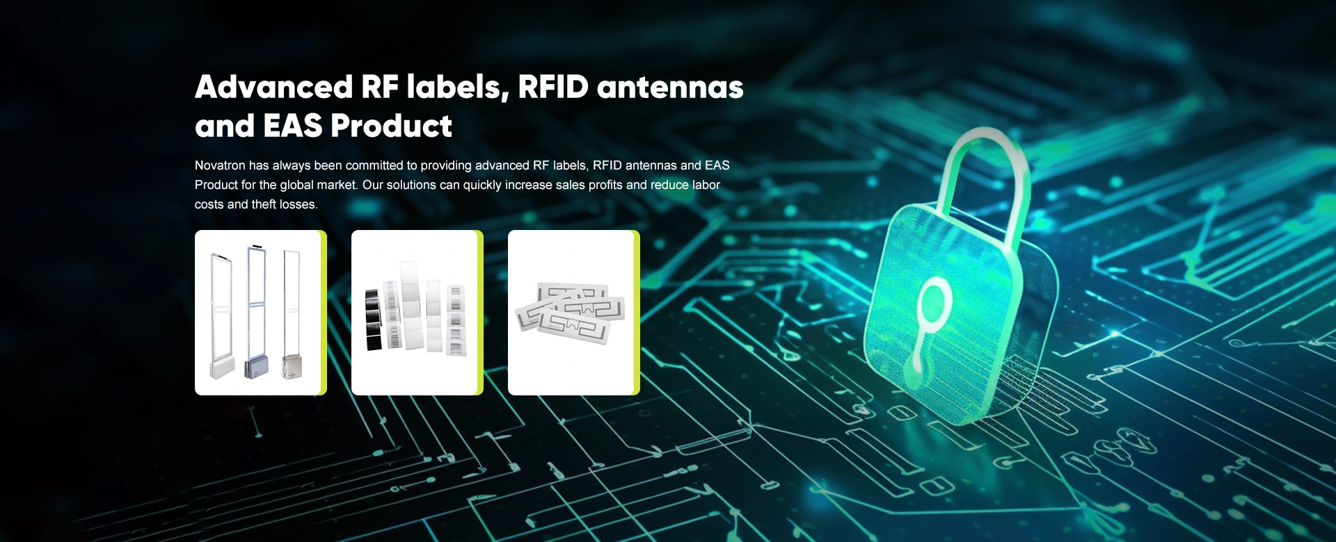 Etiquetas RF avanzadas, antenas RFID y producto EAS